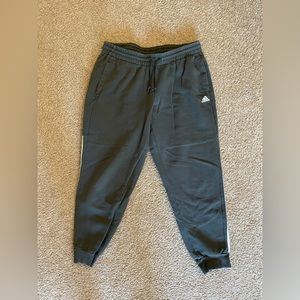 Adidas Sweatpant Joggers - Army Green. Size Large.